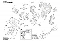 Bosch 3 603 JB6 101 Easyimpact12 Cordless Impact Drill 12 V / Eu Spare Parts